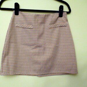 Altar'd State Plaid mini skirt